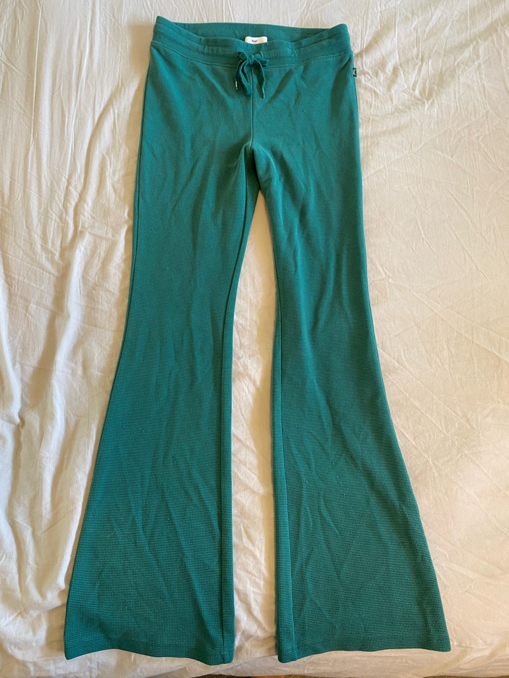 TNA Teal Baby Waffle Pant GUC S